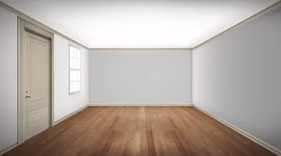 Большая пустая светлая комната с огромным окном Иллюстрация Stock | Adobe  Stock