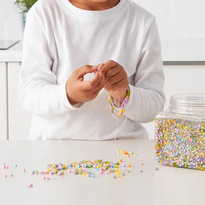 PYSSLA beads assorted pastel colours 600 g | IKEA Lietuva