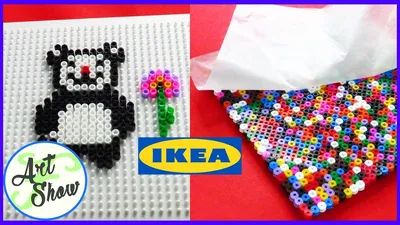 Ikea Pyssla (Perler) Beads Multi Color Rainbow Craft Beads With 4 Boards |  eBay