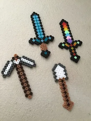 Magnetici Minecraft pyssla | Perler beads designs, Melt beads patterns,  Melty bead designs