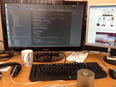Рабочее место программиста | Пикабу