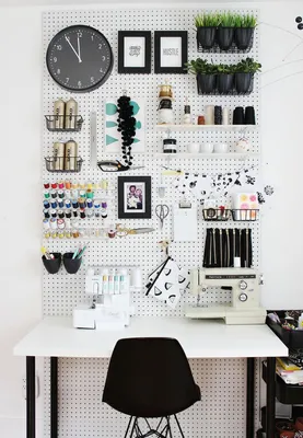 Организация рабочего места рукодельницы | Craft room office, Workspace  inspiration, Room inspiration