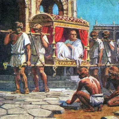 Какую роль в жизни отпущенного на волю раба играл его бывший хозяин в Древнем  Риме? — Музей фактов