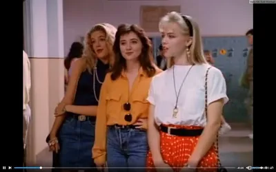 Мода 1990-х на примере сериалов «Беверли-Хиллз: 90210», «Элен и ребята» и  других | World Fashion Channel
