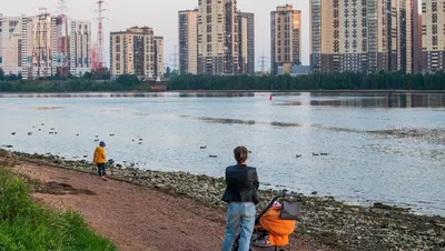 Укрепление берега пруда в районе Коммунарка г. Москва - АО Реновация