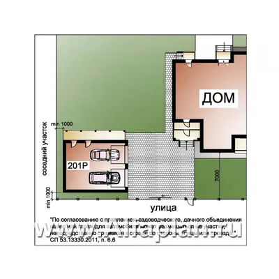 Гараж на участке: требования к его расположению согласно СНиП