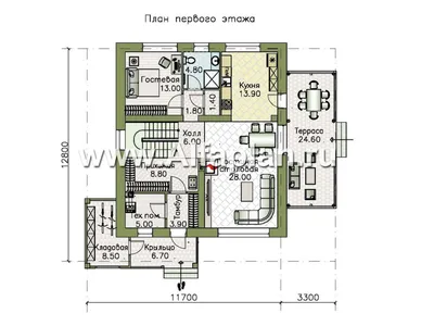 Площадь дома: искусство планировки комнат в коттедже, выбор площадей  помещений