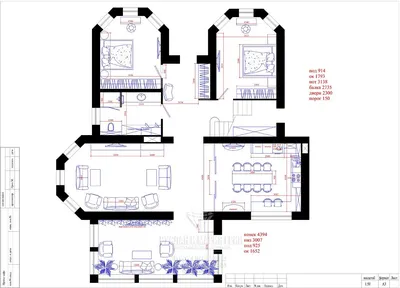 Планировка дома 8 на 8. Двухэтажный дом в классическом стиле