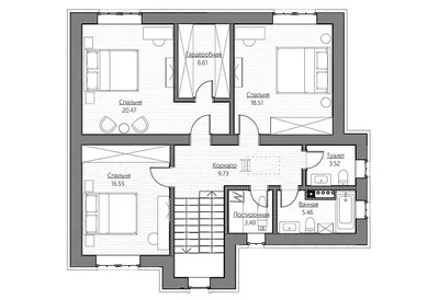 Виды, назначение и размеры помещений в зависимости от площади частного  жилого дома
