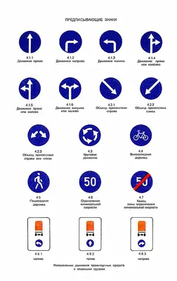 Дорожные знаки для велосипедистов в картинках