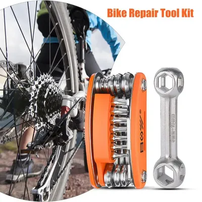 Портативный набор инструментов для ремонта велосипеда 20 в 1, легкий  износостойкий многофункциональный инструмент для велосипеда с гаечным  ключом | AliExpress