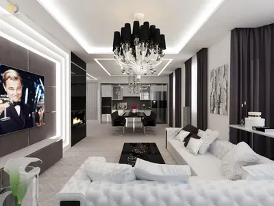 Дизайн зала в квартире - заказать по выгодной цене в Казани