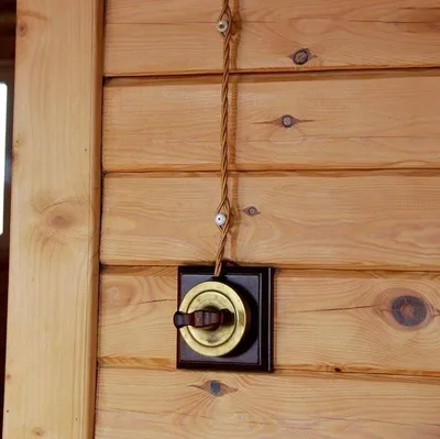 Ретро-проводка в деревянных домах | Пикабу