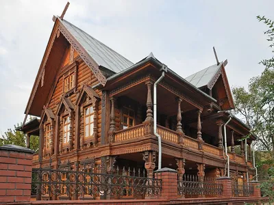 Дома в русском стиле - Деревянные дома (срубы)