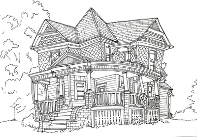 Рисунок эскиз дома будущего (50 фото) » рисунки для срисовки на Газ-квас.ком