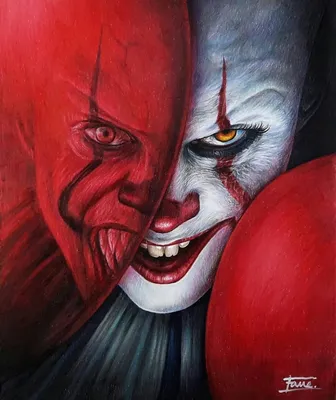 Изображение клоуна с красным носом