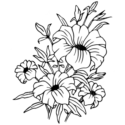 Рисунок цветы картинки фотографии