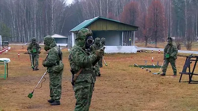 Фото : учения войск радиационной, химической и биологической защиты армии  Китая — Военный информатор