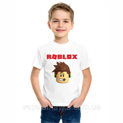 Футболка дитяча з принтом Логотип квадрат Roblox