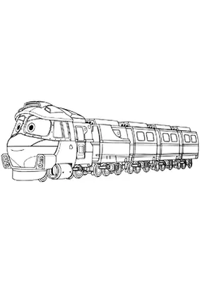 Раскраски Роботы поезда для детей (19 шт.) - скачать или распечатать  бесплатно #4168
