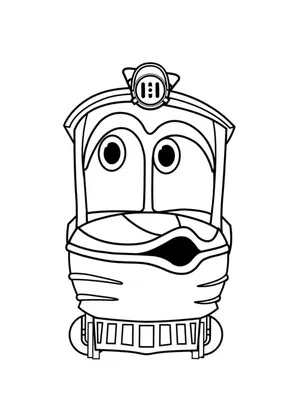 Раскраска из мультфильма Роботы поезда для детей скачать или распечатать  бесплатно в любом формате ~ Skazki.land