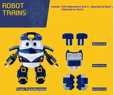 Игровой набор \"Роботы поезда\" - 6 шт / Все герои Robot Trains: Кей, Альф,  Утенок, Сэлли, Виктор, Джеффри: продажа, цена в Харькове. Игровые фигурки,  роботы трансформеры от \"\"KrohaKid\" интернет-магазин детских товаров и