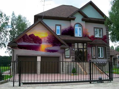 Художественная роспись фасадов Москва