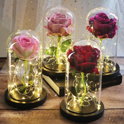 Красная роза в колбе купить по цене 4850 рублей в Хабаровске — интернет  магазин Shop Flower.