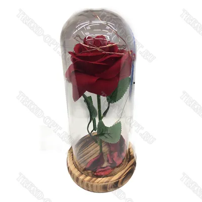 Роза в колбе с подсветкой - купить оптом по выгодной цене | «Тренд-опт»