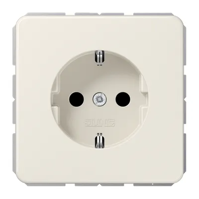 CD1520BFKI Штепсельная розетка SCHUKO с защитой от детей 16A 250V~;  слоновая кость | Jung-Russia Москва