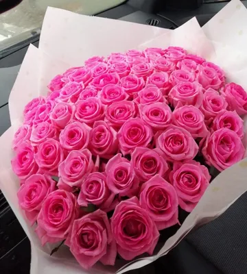 Зайка моя: розовые кустовые розы с оформлением по цене 2025 ₽ - купить в  RoseMarkt с доставкой по Санкт-Петербургу