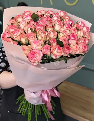 Купить Букет из 101 розовой розы в Краснодаре
