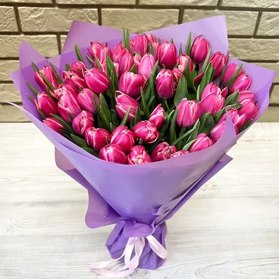 Розовые тюльпаны купить в Краснодаре с доставкой