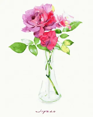 Розы. Видео урок Константина Стерхова: как нарисовать цветы акварелью.
