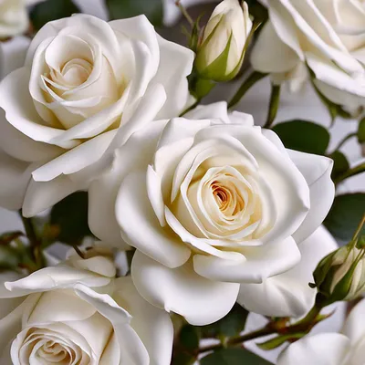 Красные розы на белом фоне Масляная…» — создано в Шедевруме