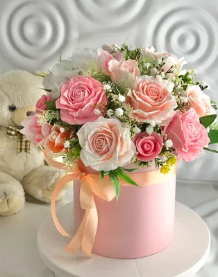 Купить букет из 51 нежно-розовой розы в Самаре