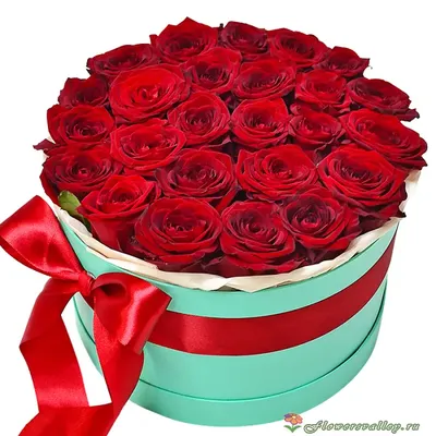 Доставка 39 роз в шляпной коробке по Караганде - Арт-букет