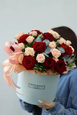 Мыльные розы в шляпной коробке, артикул: 333036573, с доставкой в город  Москва (внутри МКАД)