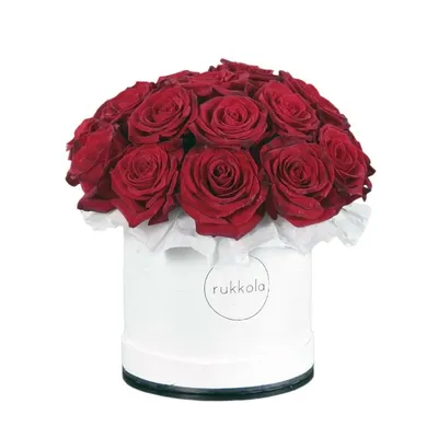 Купить Розовые розы в коробке 23 шт Корона | UFL