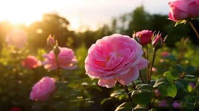Фотография розы в моем саду | Пикабу