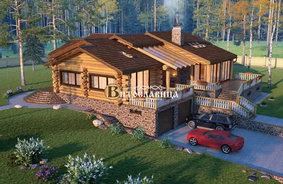 Проект деревянного дома с русской печкой: фото рубленного дома из бревна  сосны «Эгоист»