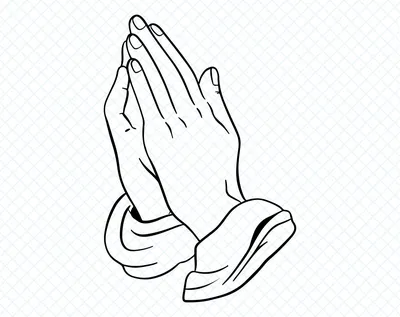 Руки, сжатые в молитве: вдохновляющая картинка