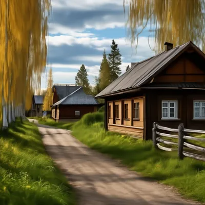 Русские деревянные дома терема