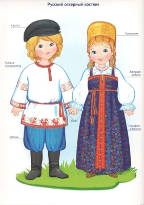 Русские народные костюмы разных губерний