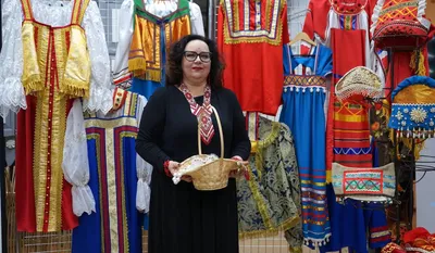 Купить русский народный костюм женский Марфа