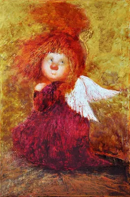 Картина по номерам на холсте 40х50 см Ангелочки в обнимку, солнечный рыжий  ангел с радугой, домиком Paintboy 61670041 купить в интернет-магазине  Wildberries