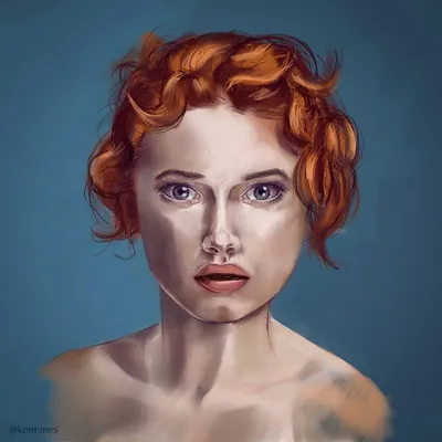 Рисунки девушек с рыжими волосами | Меридиан. ART | Дзен