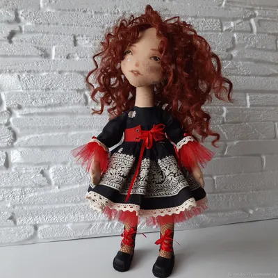 Интерьерная кукла:кукла текстильная с рыжими волосами в интернет-магазине  Ярмарка Мастеров по цене 2550 ₽ – O8VBKBY | Интерьерная кукла, Кореновск -  доставка по России