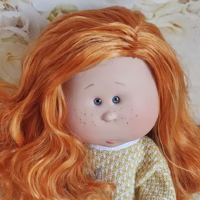 Виниловая кукла Nines D Onil Mia, Мия , волнистые рыжие волосы, костюм  \"зайчик\" , рост 30 см | AliExpress