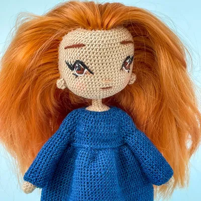 Кукла Миа, волосы прямые, рыжие, 30 см, NINES D'ONIL